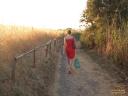 Sentiero che accompagna alla spiaggia