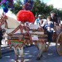 I Carretti Siciliani chiudono il corteo dei gruppi Folk