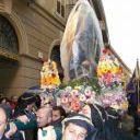 Venerdì Santo, processione sotto il diluvio